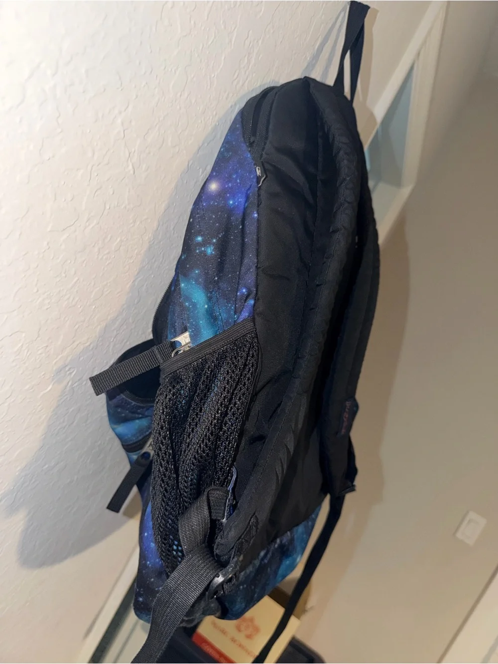 JanSport Galaxy Print Backpack Blue Space School Laptop Travel Book Bag
